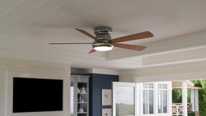 A living room with a UHP9231 Traditional Indoor Ceiling Fan, 11.6