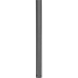 The ADDITIONAL UHP Ceiling Fan Downrod by Urban Ambiance, featuring a sleek charcoal finish, stands vertically against a white background and is perfect for higher ceiling installations.