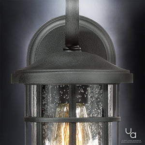 Close-up of the Urban Ambiance UQL1040 Craftsman Outdoor Wall Light from the Vienna Collection, 11