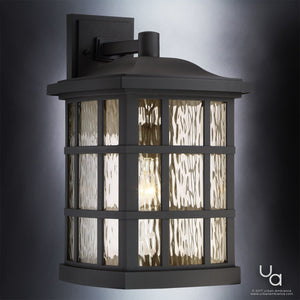 The Urban Ambiance UQL1236 Craftsman Outdoor Wall Light features a 17