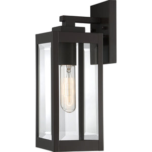 A beautiful UQL1350 Modern Farmhouse Outdoor Wall Light, 14.25