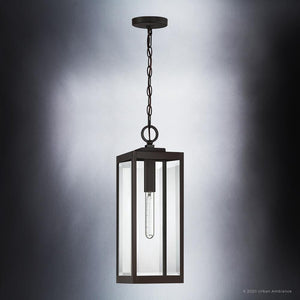A beautiful and luxurious UQL1354 Modern Farmhouse Outdoor Pendant Light, 20.75