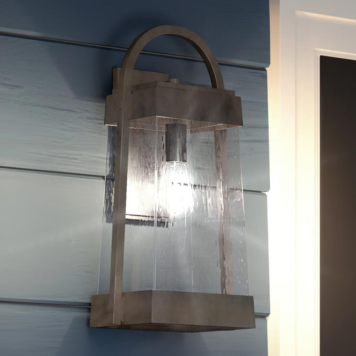 UQL1531 Tuscan Outdoor Wall Light, 20"H x 10"W, Warm Bronze Finish, Trenton Collection