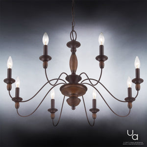 A unique Urban Ambiance UQL2351 Americana Chandelier, 19.5