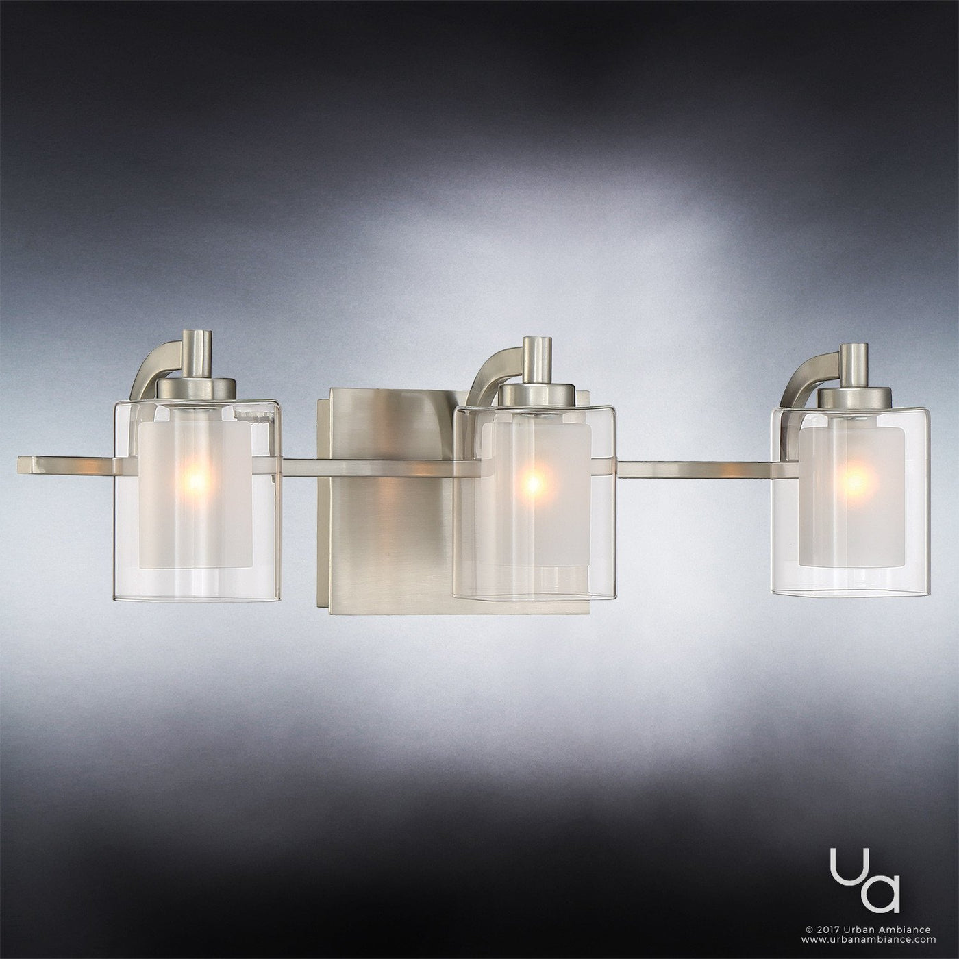 thumbnail image 2 of 6-Light Vanity Lights For Bathroom,Brushed Nickel Bathroom Lighting... 2 of 12