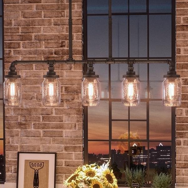 UQL2664 Industrial Chandelier, 19.25