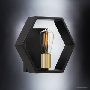 A beautiful UQL2773 Industrial Wall Sconce, 8.75