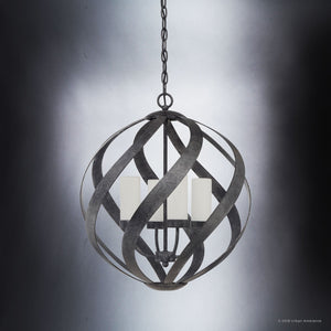 Unique rustic chandelier.