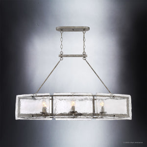 An UQL2870 Industrial Chandelier, 23.5