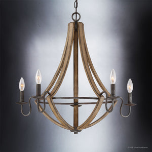 （訳ありセール 格安） UQL2960 Farmhouse Chandelier, 25 テープ・マスキングテープ