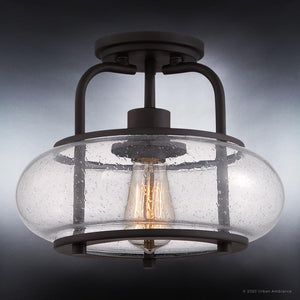Introducing the Urban Ambiance Clearwater Collection's Utilitarian Ceiling Light: a 10