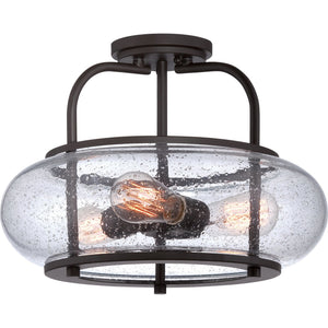 From Urban Ambiance's Clearwater Collection, the UQL3311 Utilitarian Ceiling Light (12