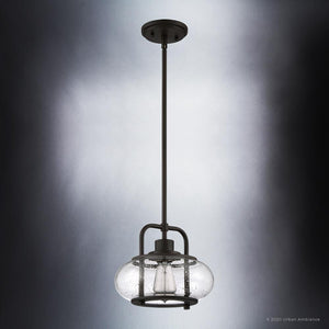 The UQL3331 Utilitarian Pendant Light by Urban Ambiance, measuring 9.5