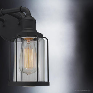 A beautiful UQL3502 Industrial Chic Bath Vanity Light, 12