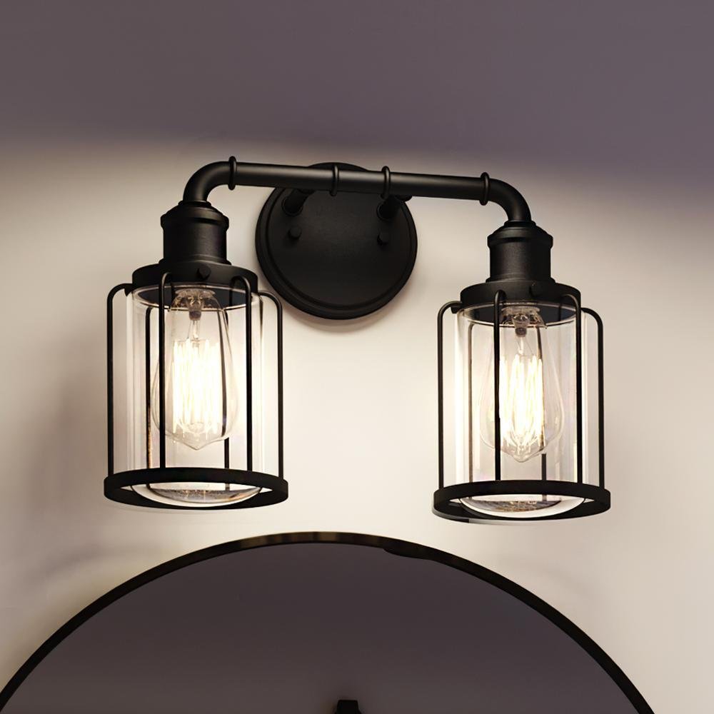 Industrial bathroom wall sconce hotsell