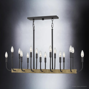 A unique and luxury UQL3630 Modern Farmhouse Chandelier, 13