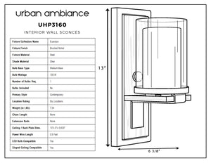 Luxury Evanston Collection wall sconce.