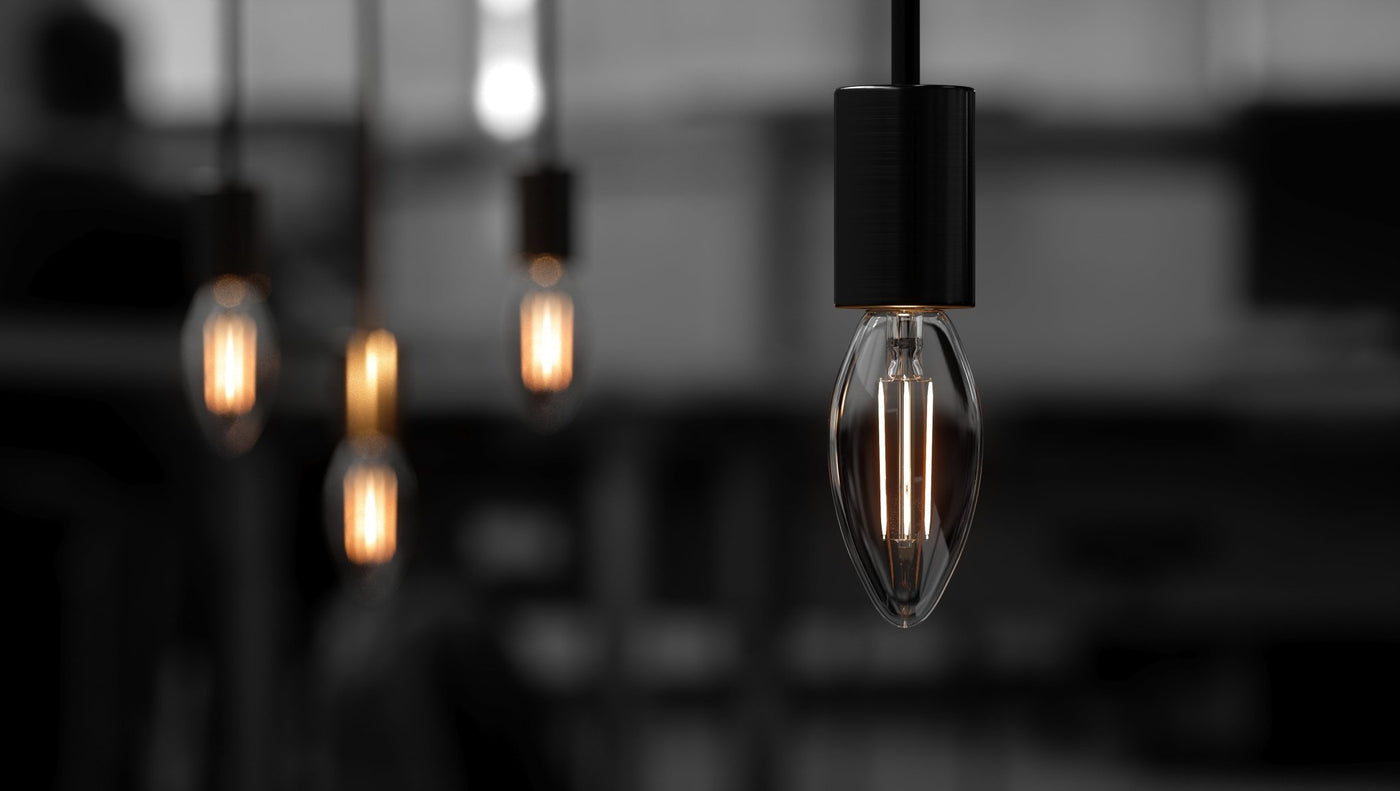 UBB2041 Luxury LED Bulbs 40W Equivalent Vintage Edison Style B11 Sh Urban Ambiance