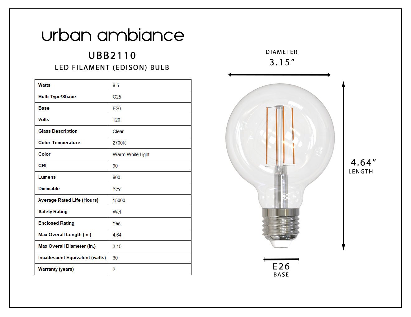 G25 online bulb base