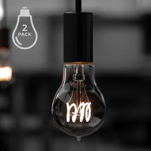 An Urban Ambiance UBB2180 Luxury LED Bulbs, 40W Equivalent, Vintage Edison Style, A19 Shape, E26 Base (standard medium base) light bulb with the word ny