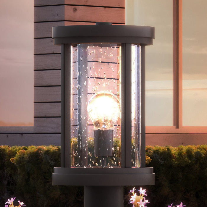 UEX1044 Nautical Outdoor Post Light 15''H x 8''W, Oil Rubbed Bronze Finish, Rockland Collection