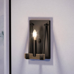 A gorgeous lighting fixture, UEX2117 New Traditional Wall Sconce 9''H x 5''W, Oil Rubbed Bronze Finish, Artesia Collection by Urban Ambiance adds