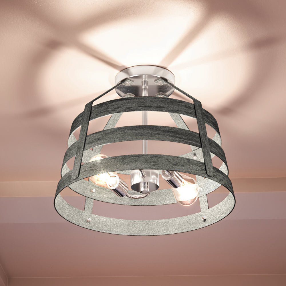 Unicozin LED 6 Way Ceiling Spot Lighting Kit - Matt Nickel