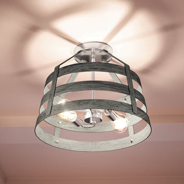 UHP4346 Mid-Century Modern Ceiling Light 5.625''H x 16''W