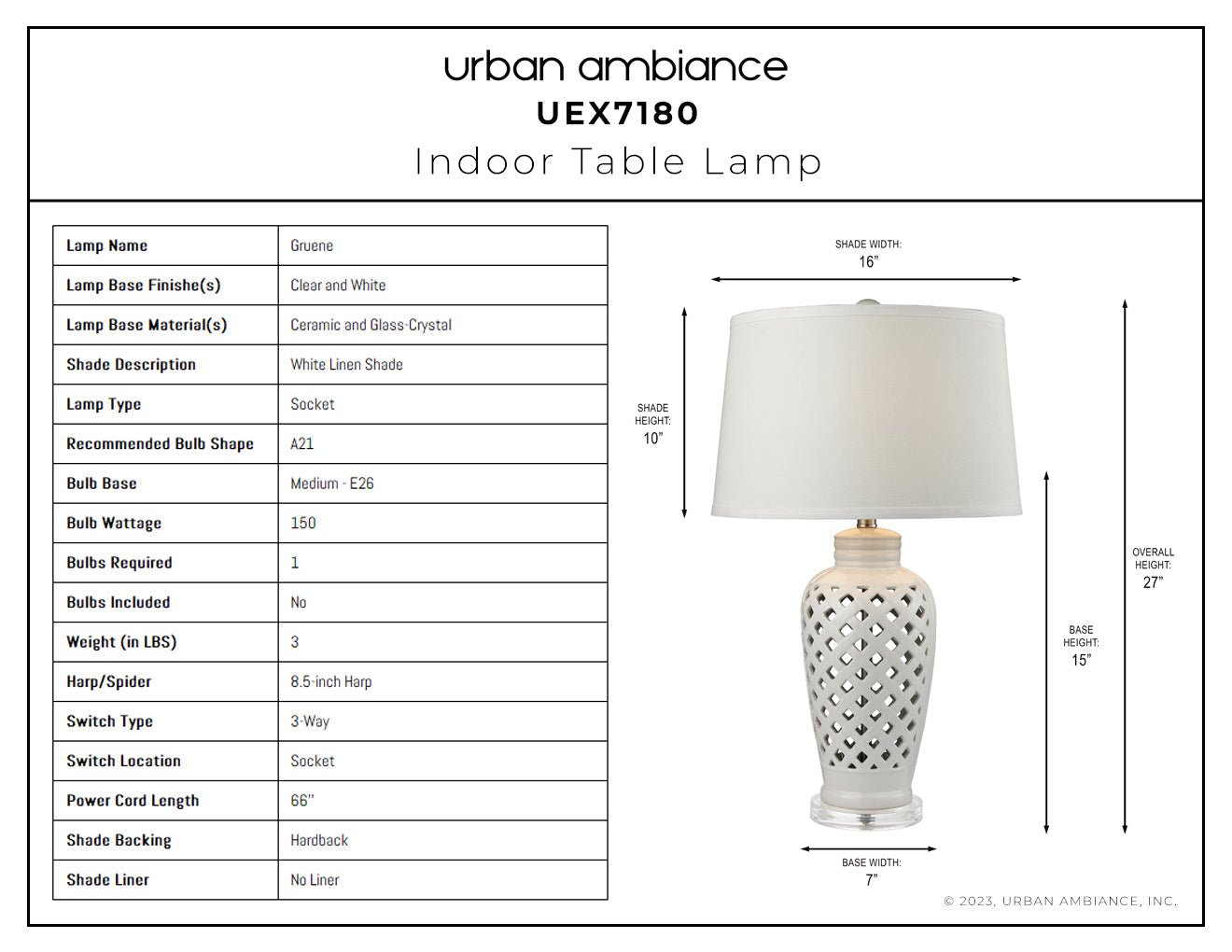 16 inch hotsell table lamps