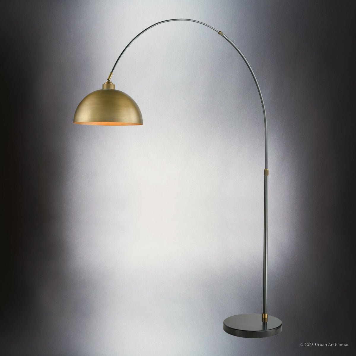 Brass floor lamp mid century new arrivals