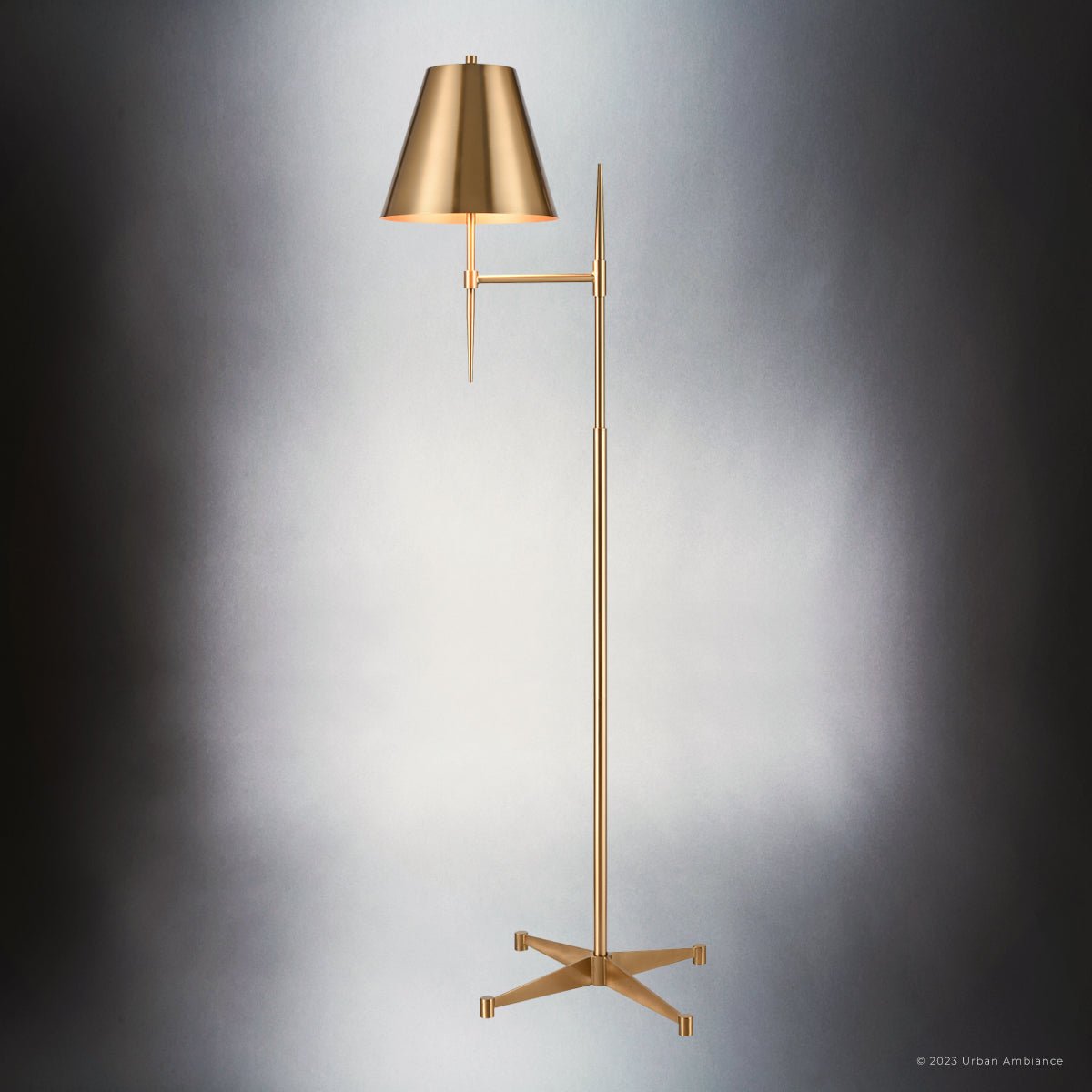 Vintage Brass Floor Lamp | Assorted Finishes