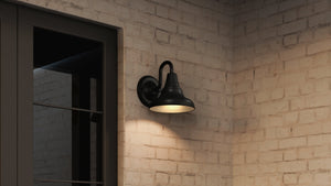 Outdoor wall sconce lighting fixture by Urban Ambiance on a brick wall.