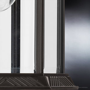 A gorgeous Urban Ambiance UHP1373 lamp in Olde Bronze Finish, Greensboro Collection with a glass globe.