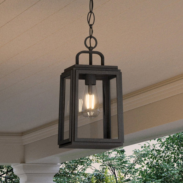 UHP1383 Farmhouse Outdoor Pendant 15.375''H x 7''W, Olde Bronze Finish, Macon Collection