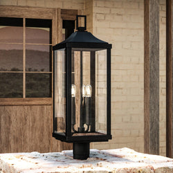 A beautiful UHP1400 Farmhouse Outdoor Post Light, a lighting fixture from the Calderdale Collection produced by Urban Ambiance.