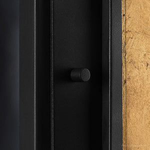 A gorgeous UHP3863 Contemporary Wall Sconce lighting fixture, with a wooden handle.