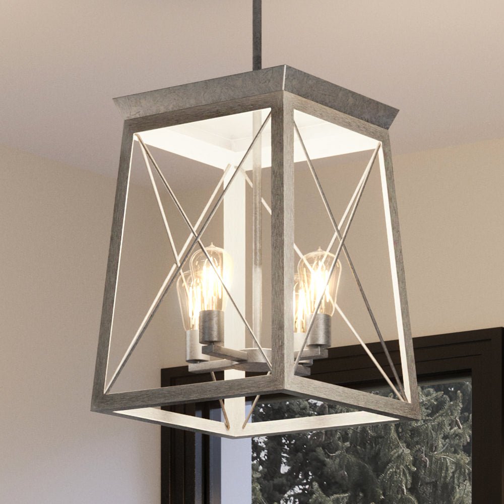 Hanging Rustic Cross Hatch Lamp Galvanized Metal Light Modern Industrial Decor Hanging Rustic Cross Hatch Lamp Galvanized Metal Light Modern Industrial Decor