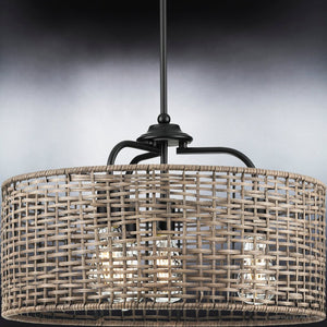 A gorgeous lighting fixture, the Urban Ambiance UHP3960 Bohemian Chandelier adds luxury to any space with its Midnight Black finish and Taree Collection design.