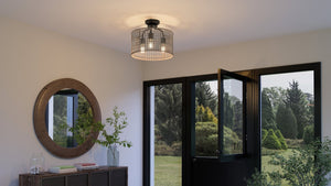 A room with a beautiful UHP3961 Bohemian Chandelier lighting fixture.