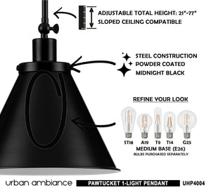 An image of a gorgeous UHP4004 Traditional Pendant lighting fixture from Urban Ambiance.
