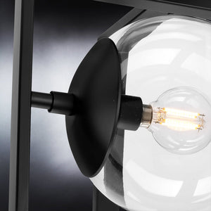 An UHP4021 Minimalist Ceiling Light with a glass globe, from the Urban Ambiance brand, featuring a beautiful lighting fixture.