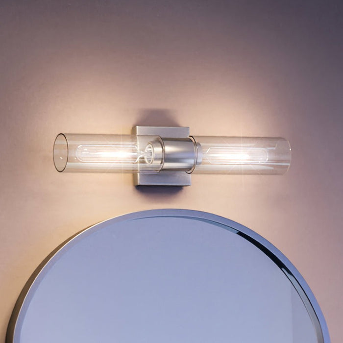 UHP4050 Cosmopolitan Bath Light 5''H x 20.375''W, Brushed Nickel Finish, Tustin Collection