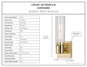 UHP4055 Cosmopolitan Wall Sconce - beautiful indoor lamp.