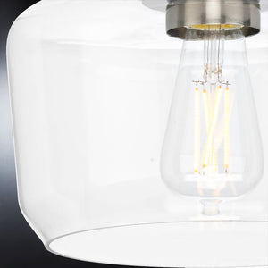 A unique lighting fixture, the UHP4064 Vintage Ceiling Light from the Hedland Collection by Urban Ambiance features a gorgeous brushed nickel finish and stands 9''H x 9''W,