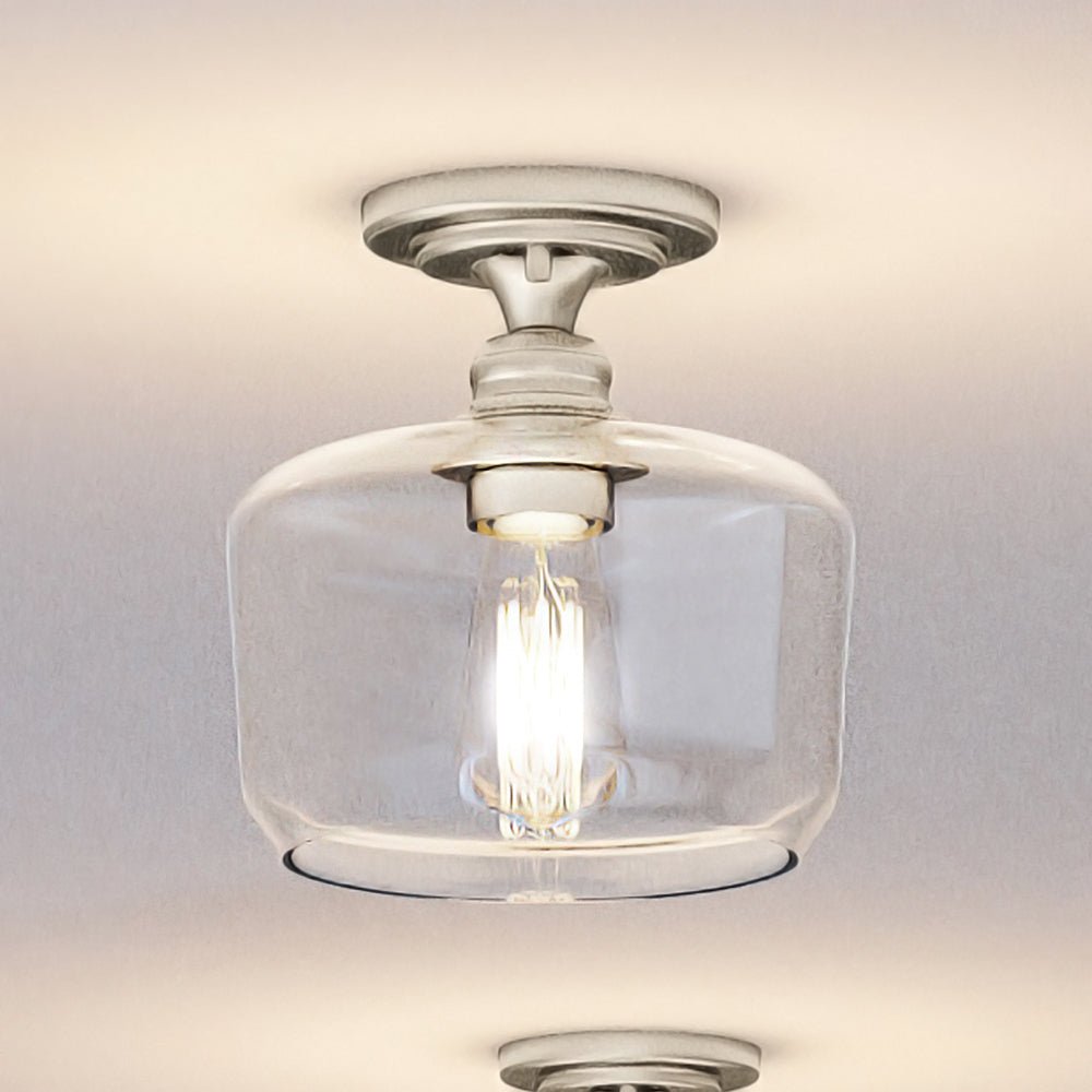 Luxury Vintage Ceiling Light Brushed Nickel Ceiling Light Fixtures by Urban Ambiance UHP4064