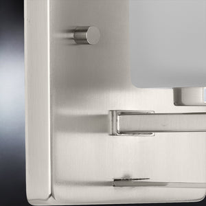A gorgeous lighting fixture, the Urban Ambiance UHP4104 Modern Wall Sconce 8''H x 4.5''W, with a glass shade.
