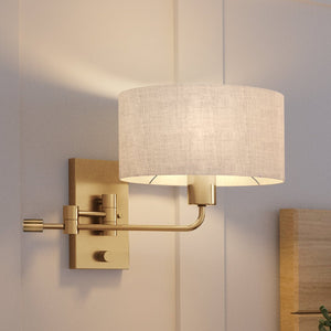 A luxury lighting fixture, the UHP4131 Transitional Wall Sconce 11.75''H x 10''W, Olde Brass Finish, Emerald Collection by Urban Ambiance