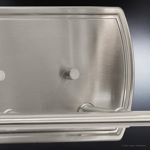 An Urban Ambiance UHP4141 Traditional Bath Light with a beautiful brushed nickel finish from the Esperance Collection.