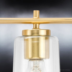 A luxurious Urban Ambiance lighting fixture with a gorgeous clear glass bulb.