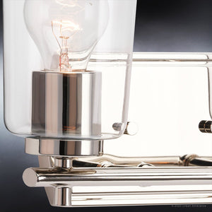 An Urban Ambiance UHP4151 Traditional Bath Light, a gorgeous and beautiful lamp with a polished nickel finish from the Esperance Collection.